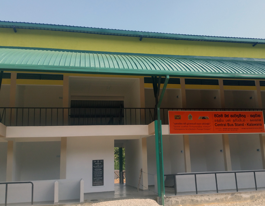 Construction of the Kalawana Bus Stand (Balance Work)